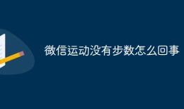 微信运动没有步数怎么回事手机自动计步器「微信运动没有步数怎么回事」