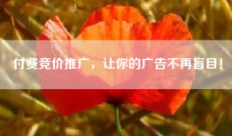 付费竞价推广，让你的广告不再盲目！