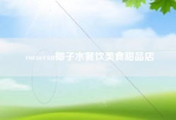 cococean椰子水餐饮美食甜品店
