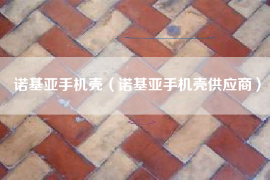 诺基亚手机壳（诺基亚手机壳供应商）